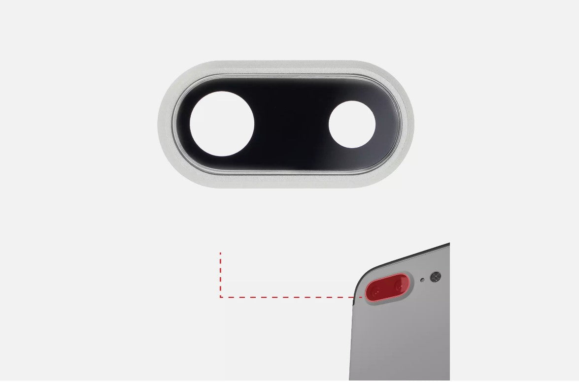 Replacement Back Camera Lens With Bracket & Bezel Compatible iPhone8