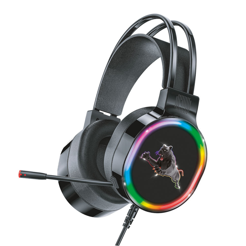 GAMING HEADPHONES WITH MICROPHONE AND USB CONNECTOR - PF143