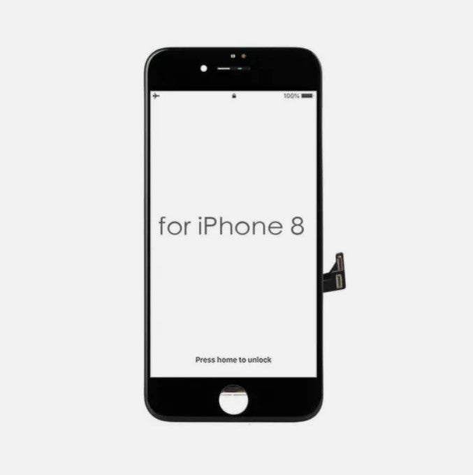 iPhone 8 Black/White Replacement LCD Touch Screen Digitizer Display