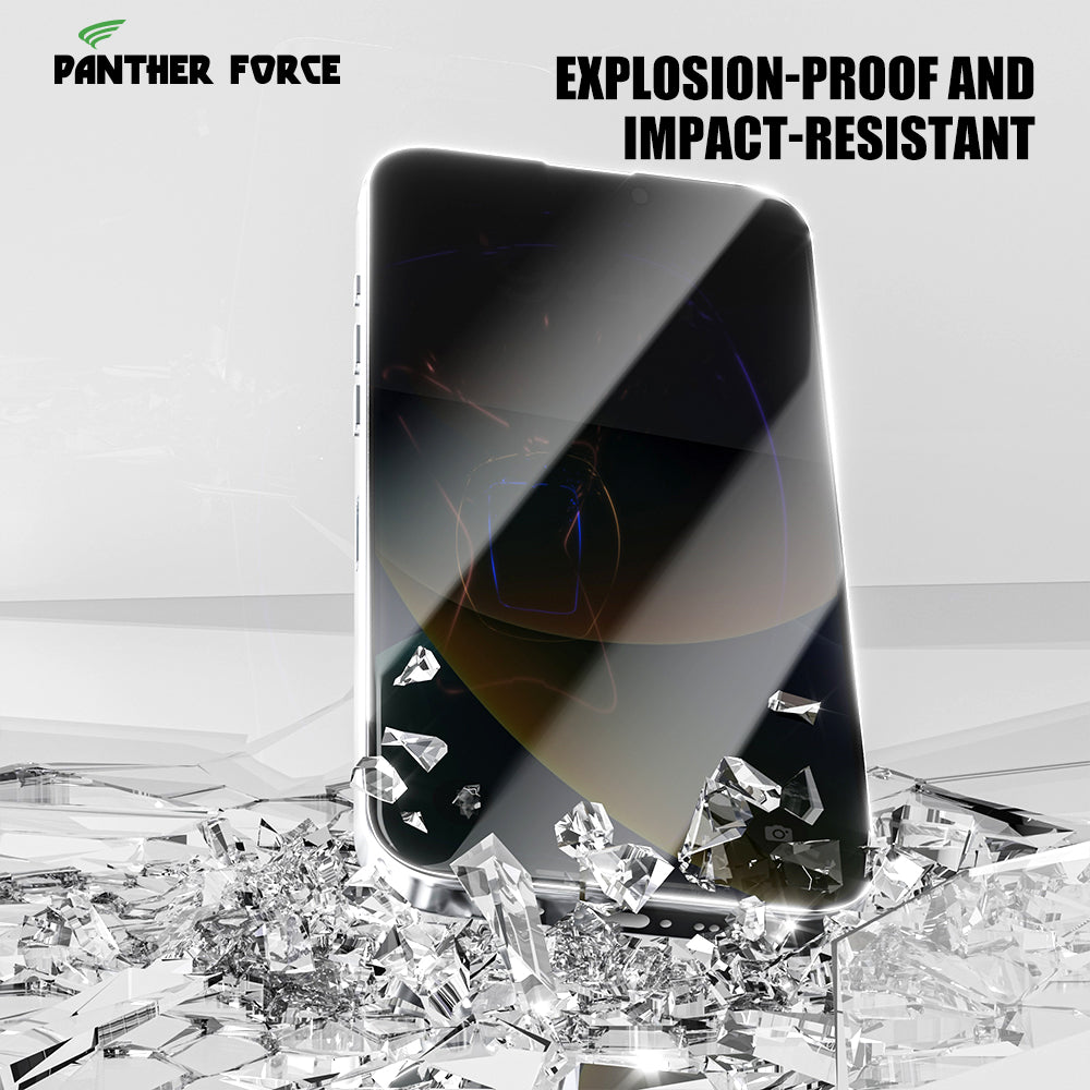 PANTHER FORCE 8K MAGIC GLASS BOX SCREEN PROTECTOR WITH PRIVACY & ALIGNMENT MOUNTING COVER FOR iPHONE 16