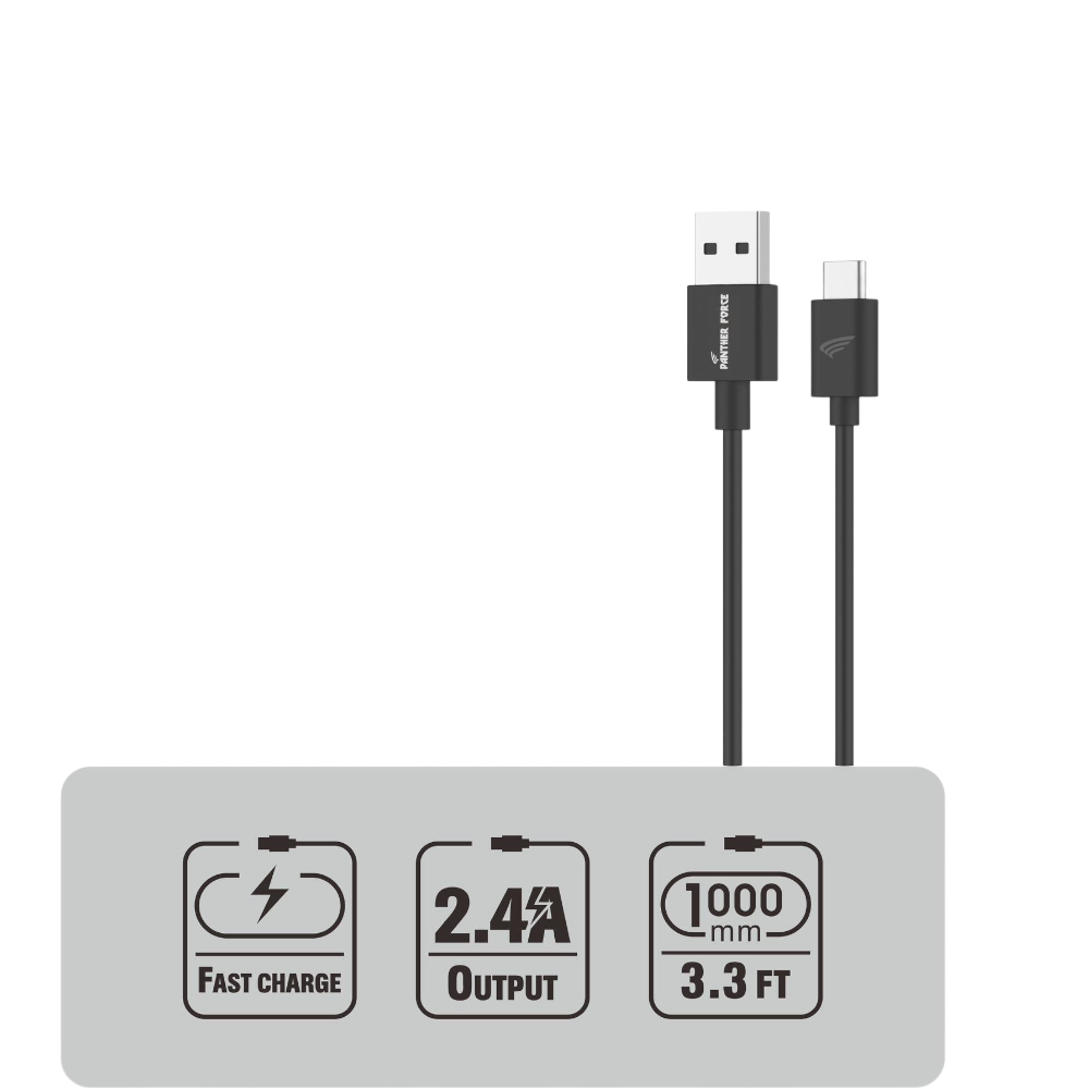 Panther Force Fast Charge/Sync - Seamless Connectivity, Uninterrupted Power - PF19-S