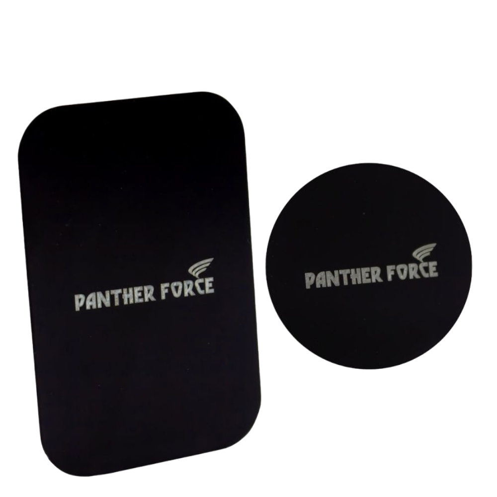 Panther Force Metal Plate for Mobile Holder - PF175 - Slim, Durable, Strong Adhesive, Universal Compatibility, Easy Application