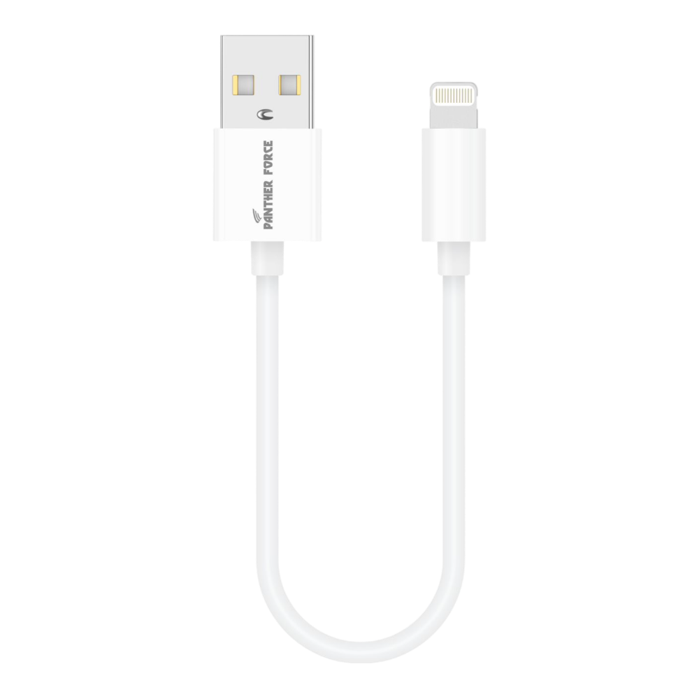 PF284- Panther Force 20cm Data Cable Apple Connector - Fast Charging and Data Transfer