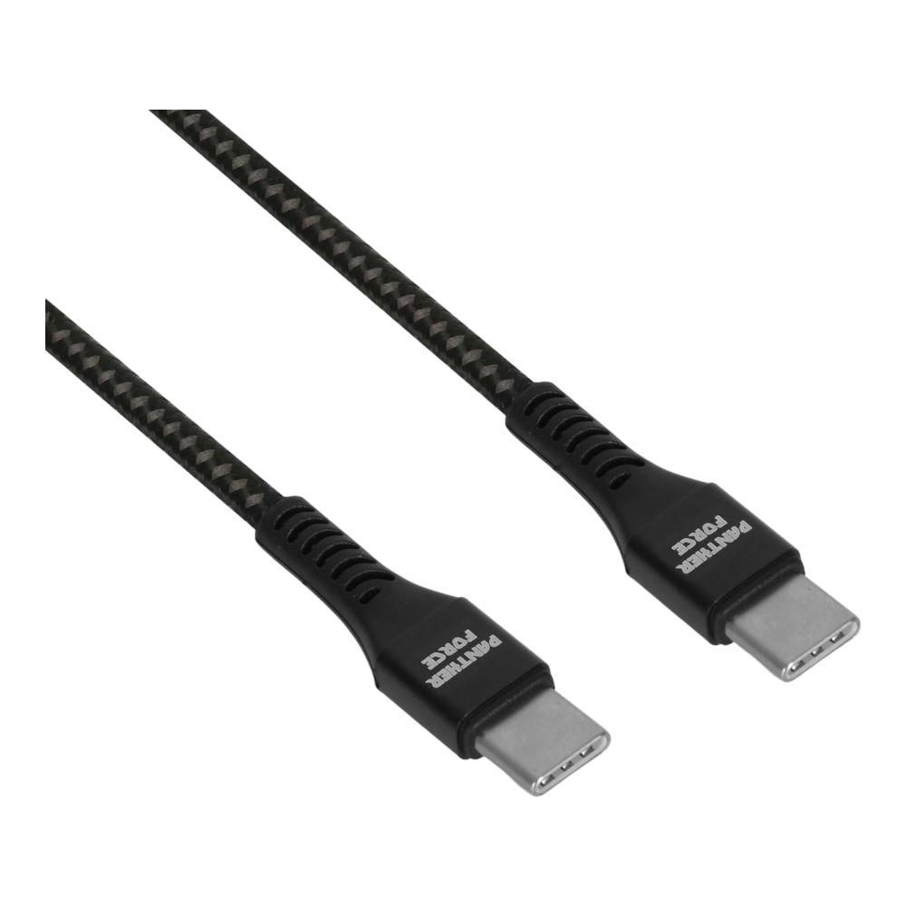 PF45- Panther Force 65W 1M Cable Type-C to Type-C - Extended Length for Convenient Charging and Syncing of Your Phone