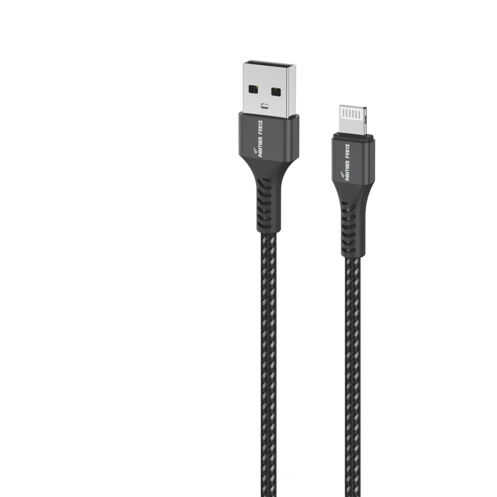 PF37- Panther Force 3A 2M Cable for iPhone - Seamless Connectivity, Uninterrupted Power