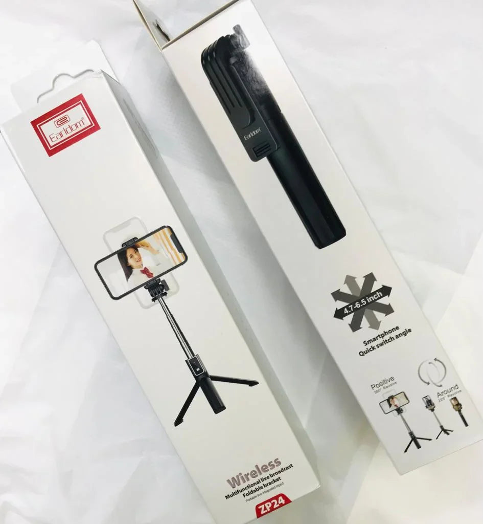 Earldom Selfie Stick with Built-in Stand ZP24