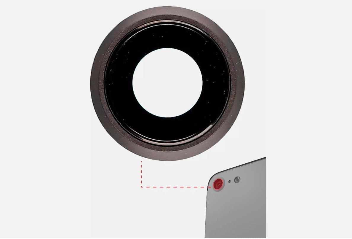 Replacement Back Camera Lens With Bracket & Bezel Compatible iPhone8